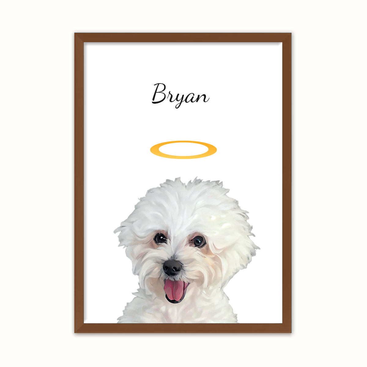FurryDise-Memorial Pet Portrait-Halo