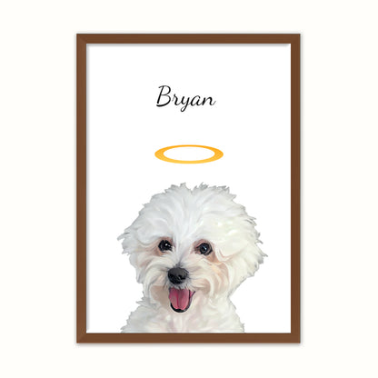 FurryDise-Memorial Pet Portrait-Halo