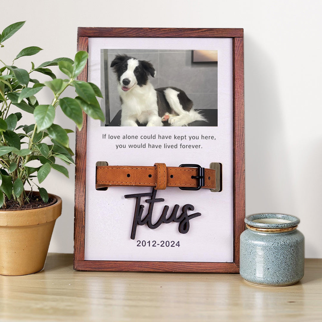 FurryDise-Personalized Pet Memorial Collar Sign