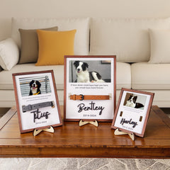 Personalized Pet Memorial Collar Sign