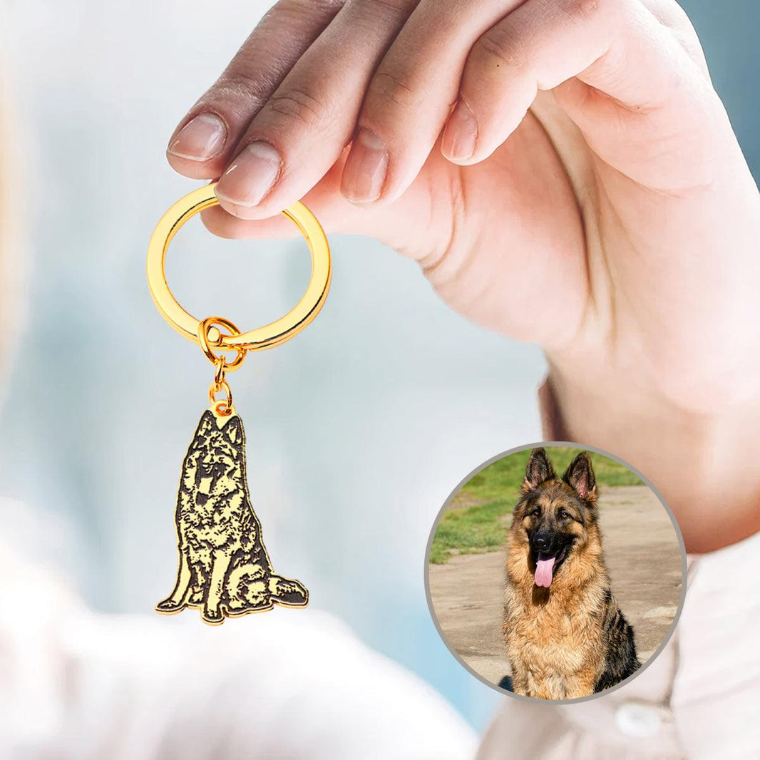 Pet Portrait Keychain - Furrydise