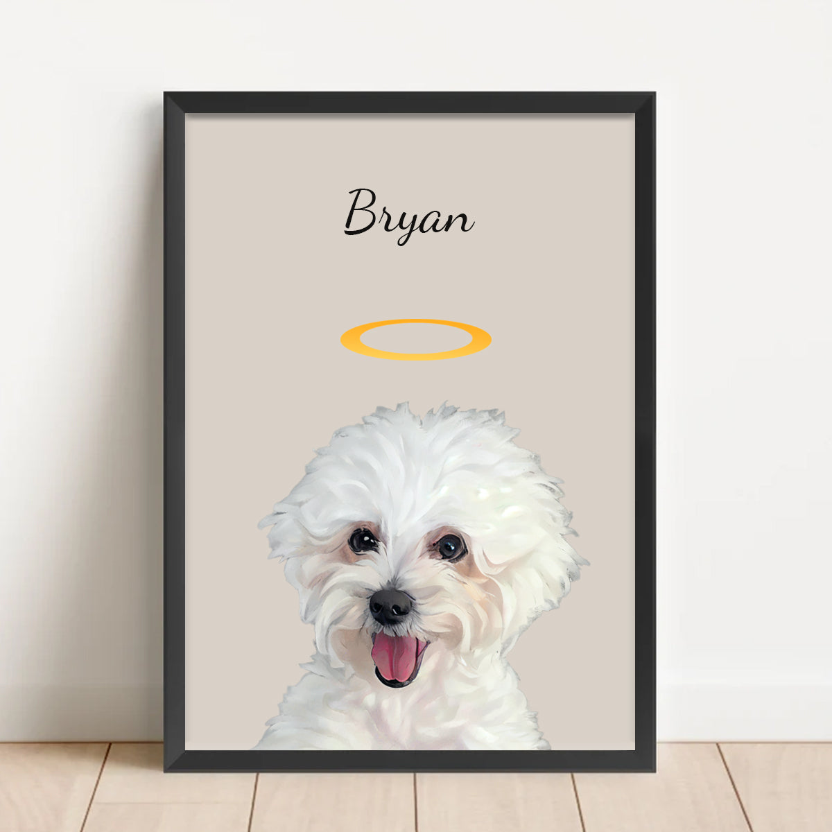 FurryDise-Memorial Pet Portrait-Halo