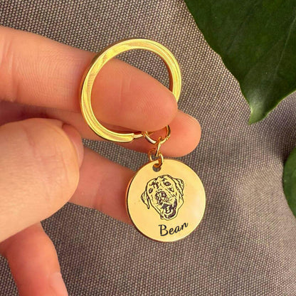 FurryDise-Pet Face Keychain