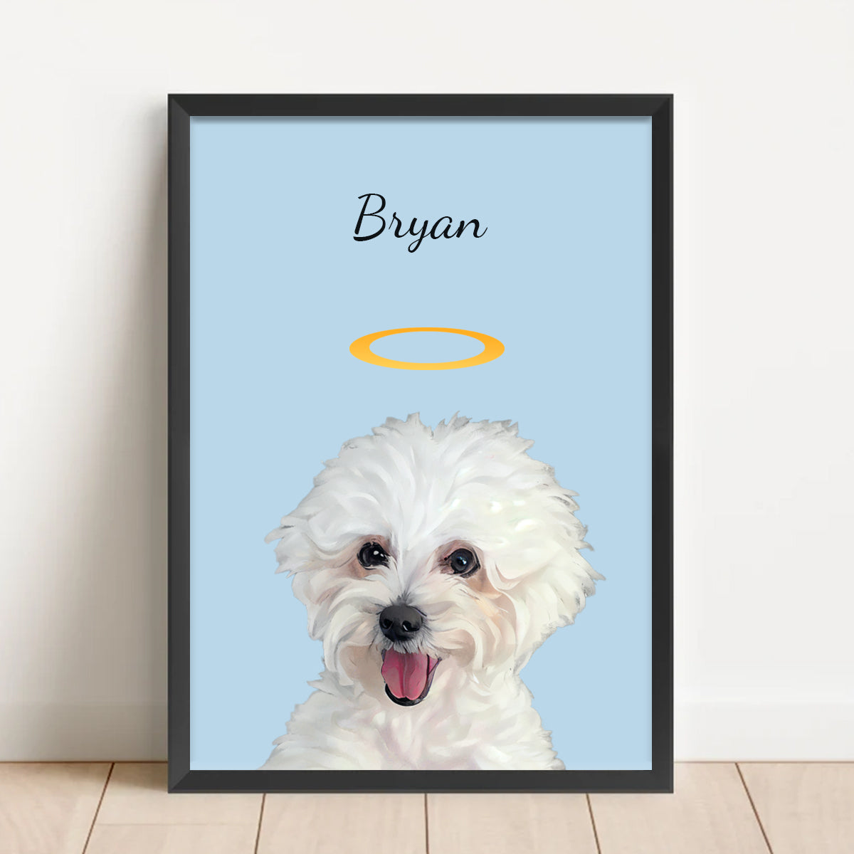 FurryDise-Memorial Pet Portrait-Halo