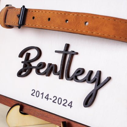 FurryDise-Personalized Pet Memorial Collar Sign