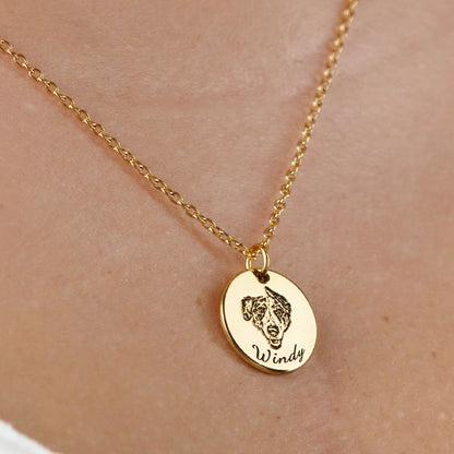 FurryDise-Pet Face Necklace