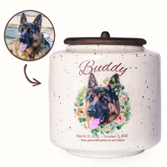 Zenith- Custom Pet Portrait Urn-Larg