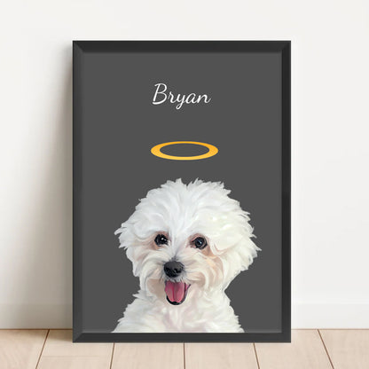 FurryDise-Memorial Pet Portrait-Halo