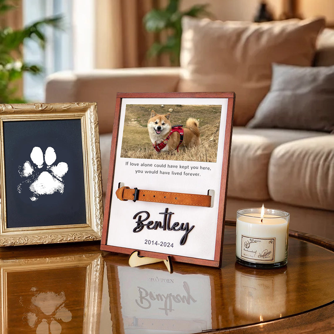 Personalized Pet Memorial Collar Sign