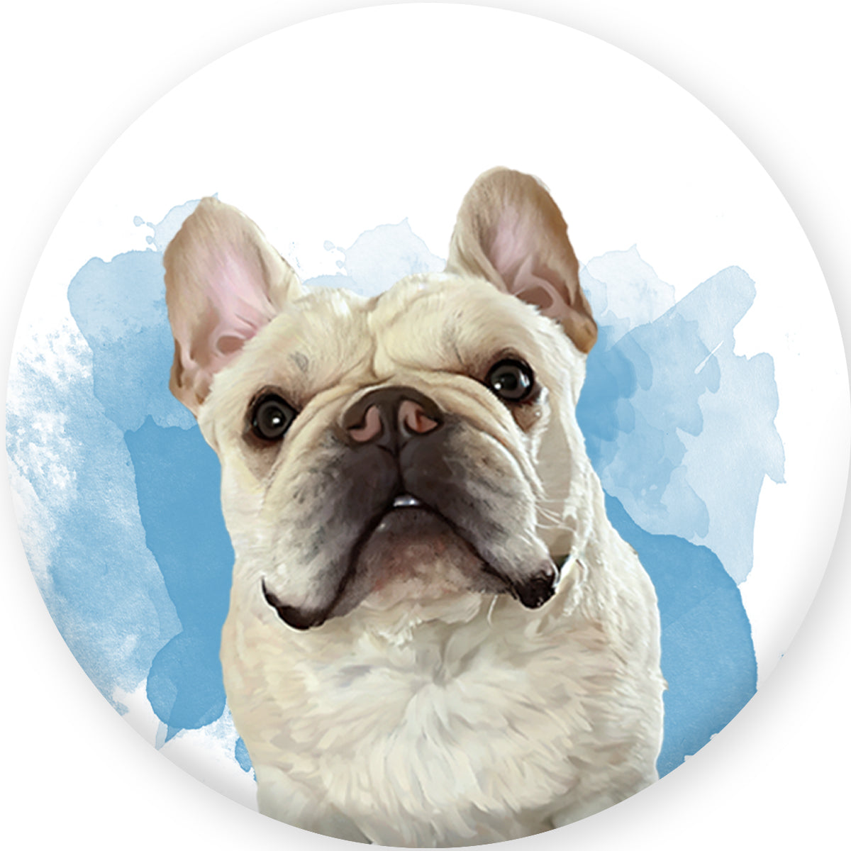 FurryDise-Personalized Watercolor Photo Pet Ornament