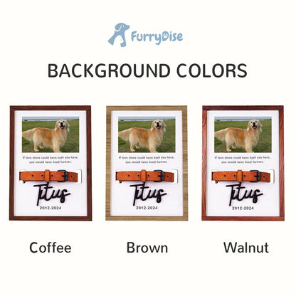 FurryDise-Personalized Pet Memorial Collar Sign
