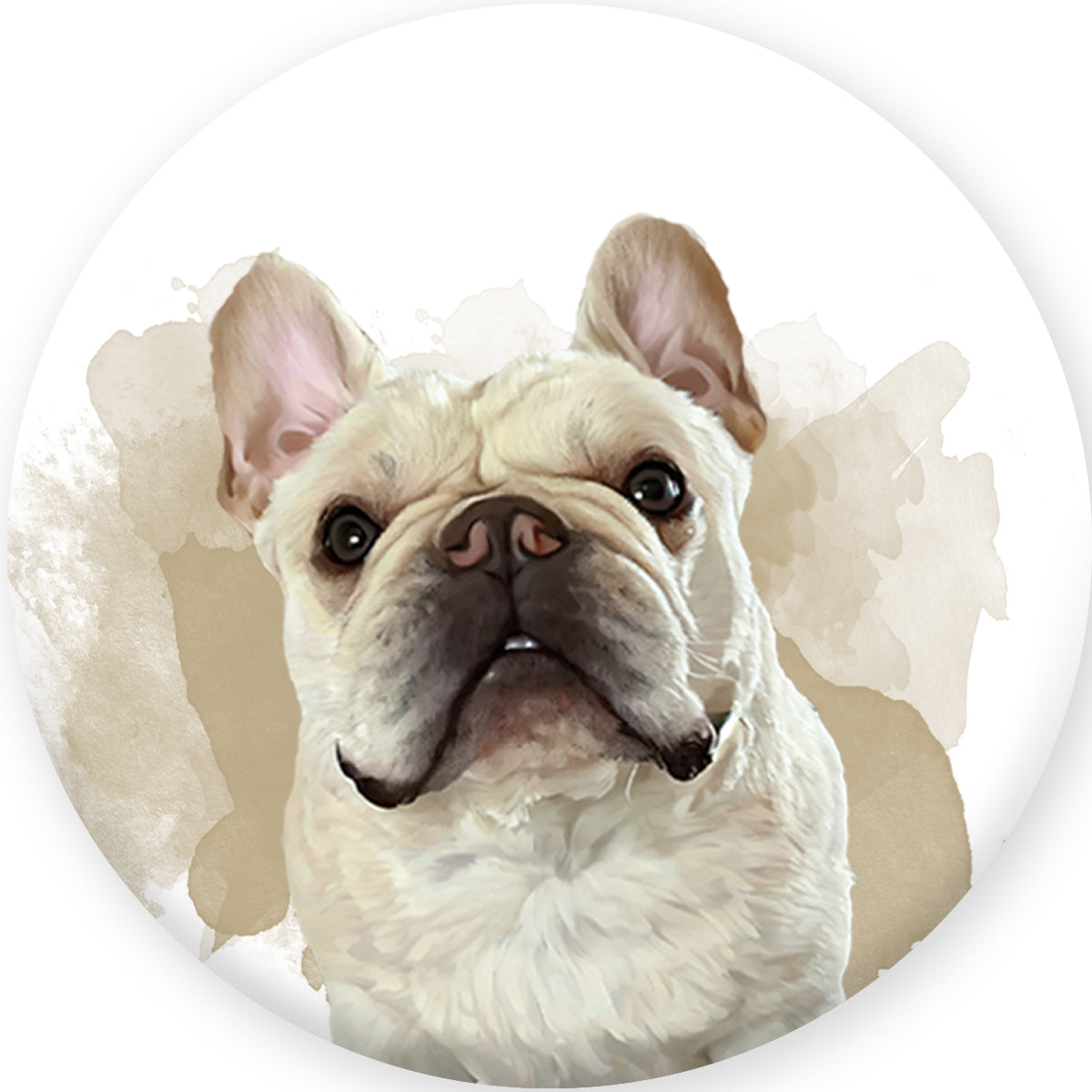 FurryDise-Personalized Watercolor Photo Pet Ornament