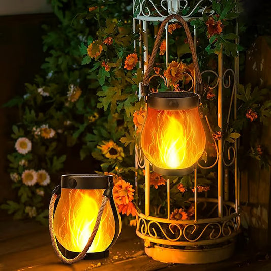 GlowFlame™ Solar Lantern