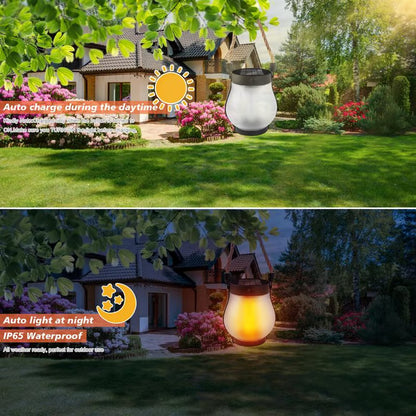 GlowFlame™ Solar Lantern