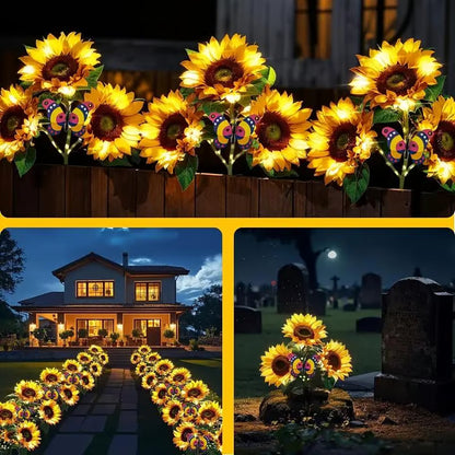 ForeverBloom™ Solar Sunflower Lights