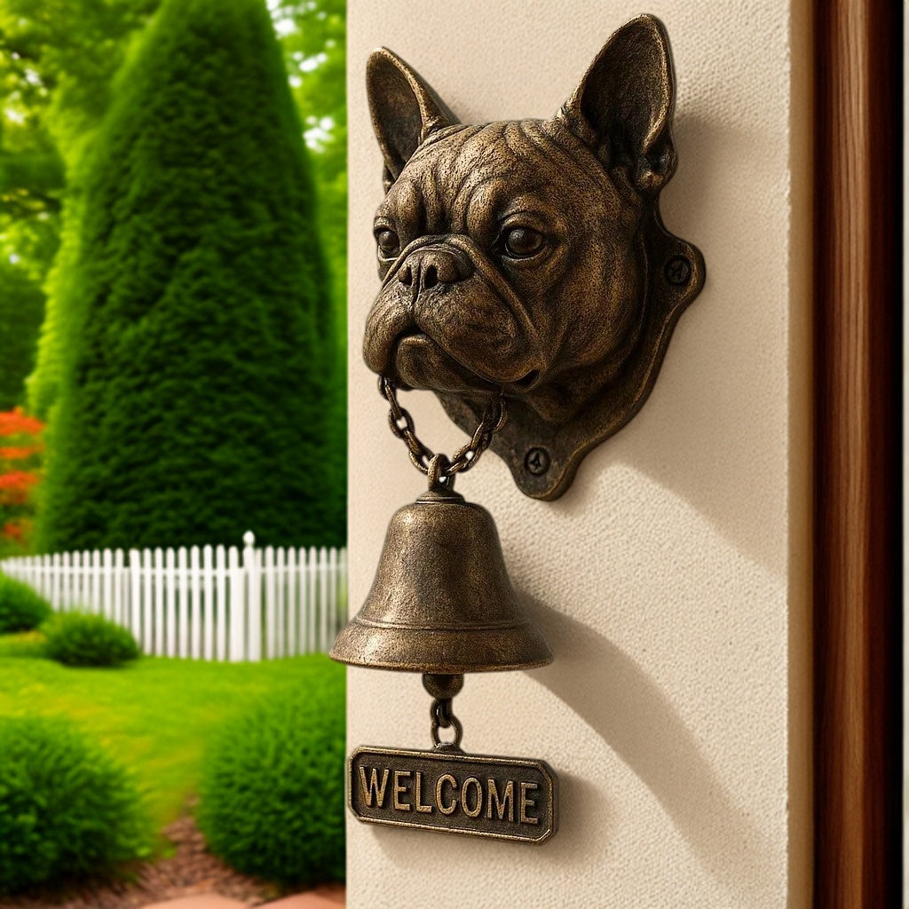French Bulldog Welcome Doorbell