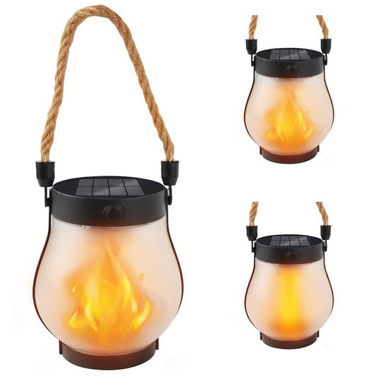 GlowFlame™ Solar Lantern