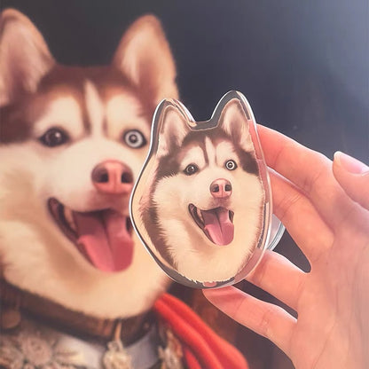 Customized Pet Face Phone Grip Holder For Pet Lovers