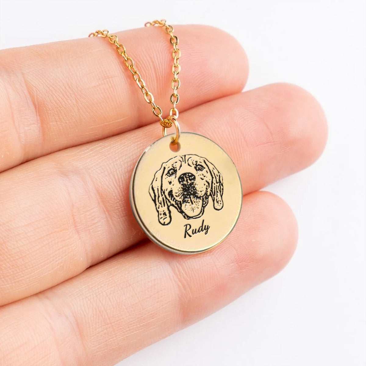 FurryDise-Pet Face Necklace