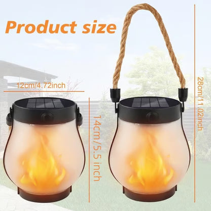 GlowFlame™ Solar Lantern
