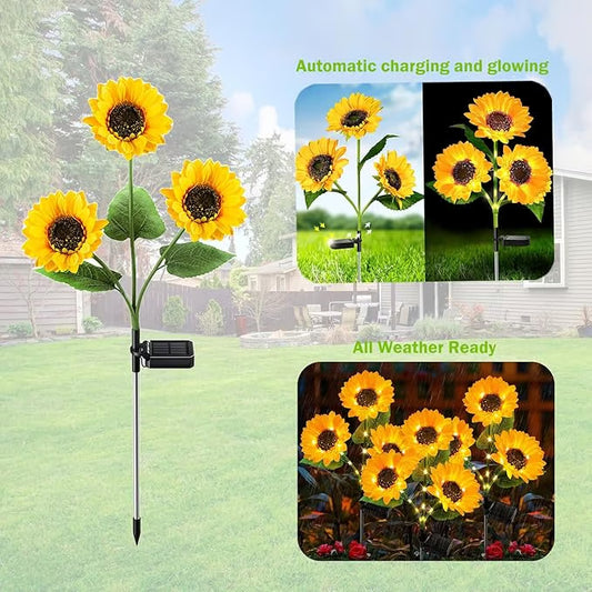 ForeverBloom™ Solar Sunflower Lights