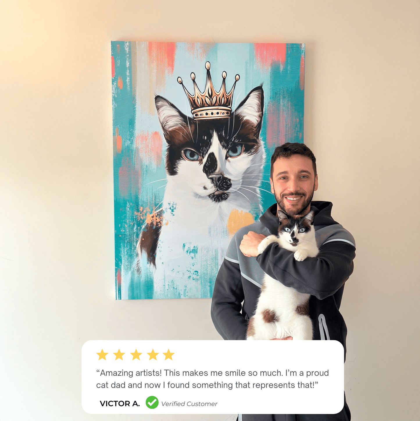Custom Pet Portrait - Abstract Style Bondel Co. 