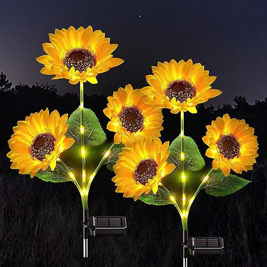 ForeverBloom™ Solar Sunflower Lights