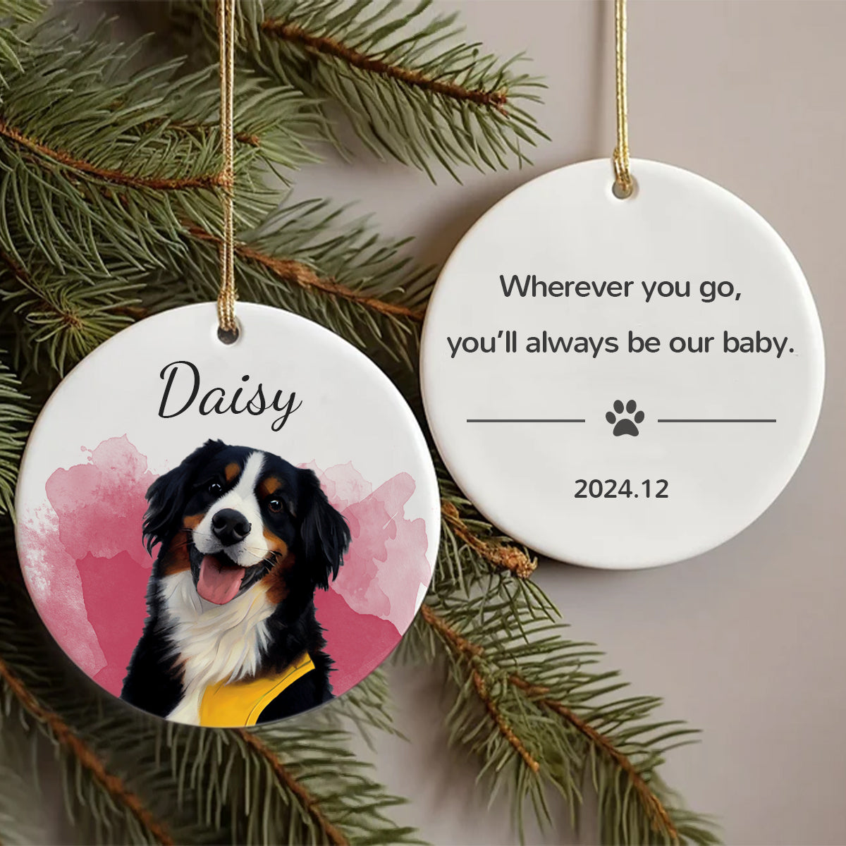 FurryDise-Custom Pet Ornament-Name