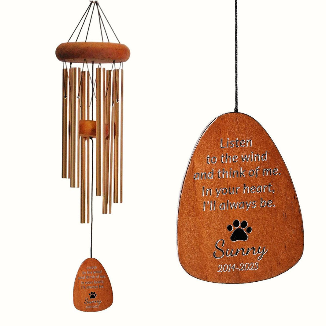 Custom Pet Memorial wind chime - Furrydise