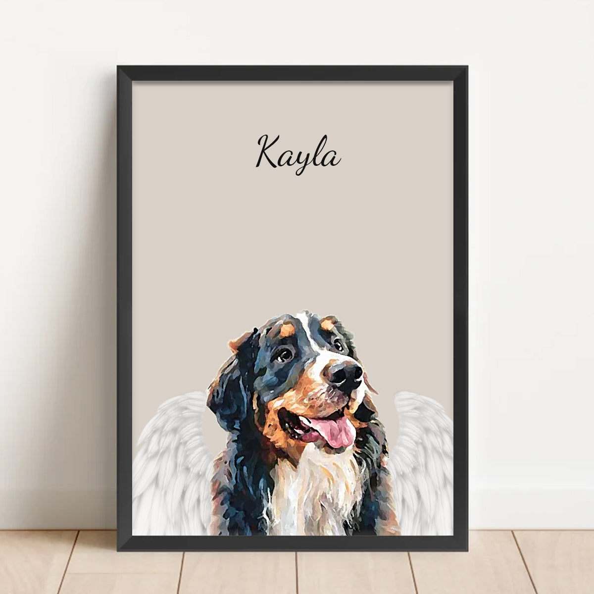 FurryDise-Memorial Pet Portrait-Angel Wings