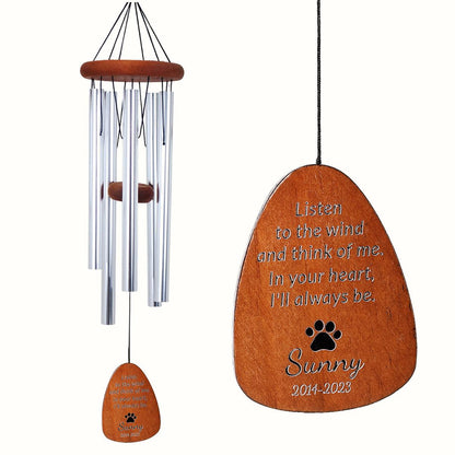 Custom Pet Memorial wind chime - Furrydise