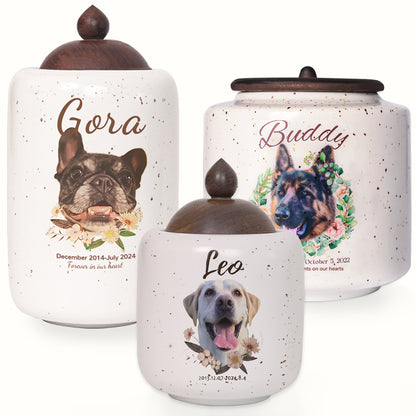 Custom Pet Portrait Urn-Small