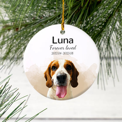 FurryDise-Custom Pet Ornament-Forever Loved