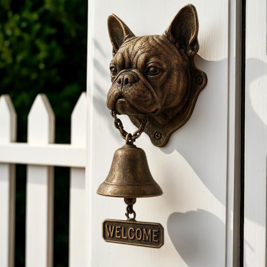 French Bulldog Welcome Doorbell