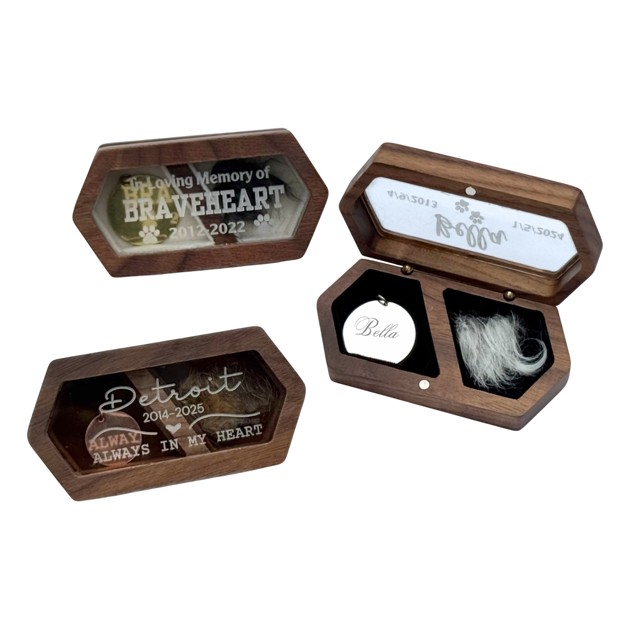 Personalized PetFur Keepsake Box