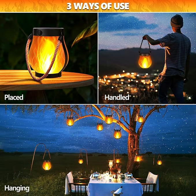 GlowFlame™ Solar Lantern