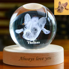 Custom 3D Photo Crystal Ball