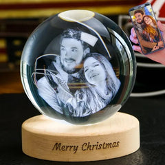 Custom 3D Photo Crystal Ball