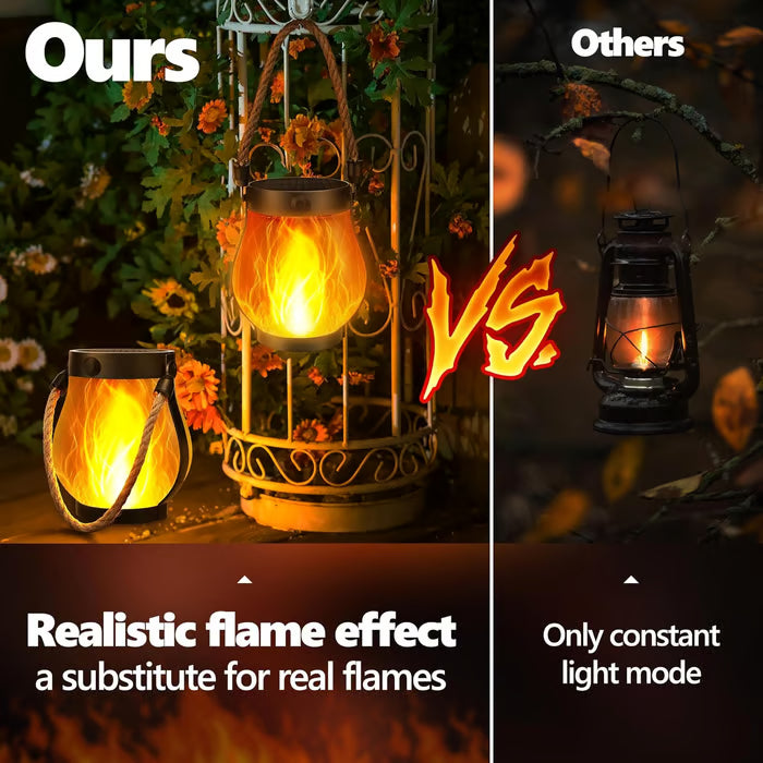 GlowFlame™ Solar Lantern