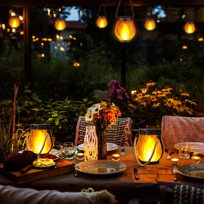 GlowFlame™ Solar Lantern