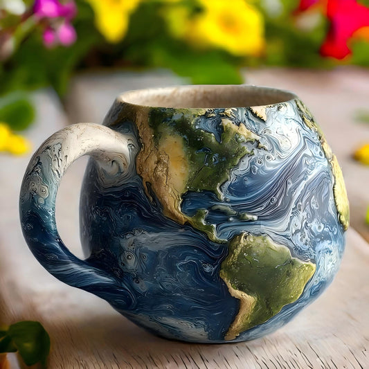 🌍 The TerraMug™ – Drink the World in Your Hands