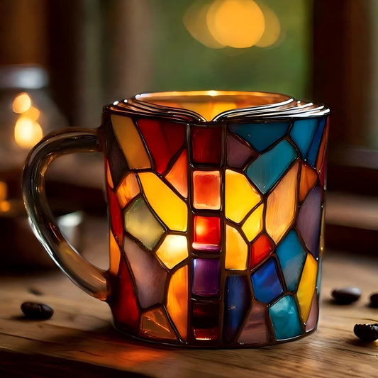 🌅Mosaic Light Mug™ — Hold a Handcrafted Rainbow in Your Hands