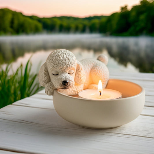 Poodle Candle Companion