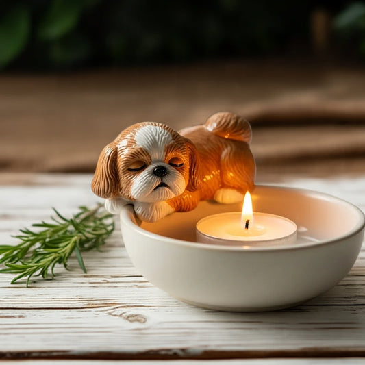 Shih Tzu Candle Companion