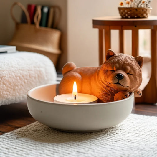 Shiba Inu Candle Companion