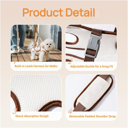 FurryDise™ ComfortRide Pet Travel Backpack