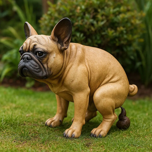 GardenGuard Funny French Bulldog Statues