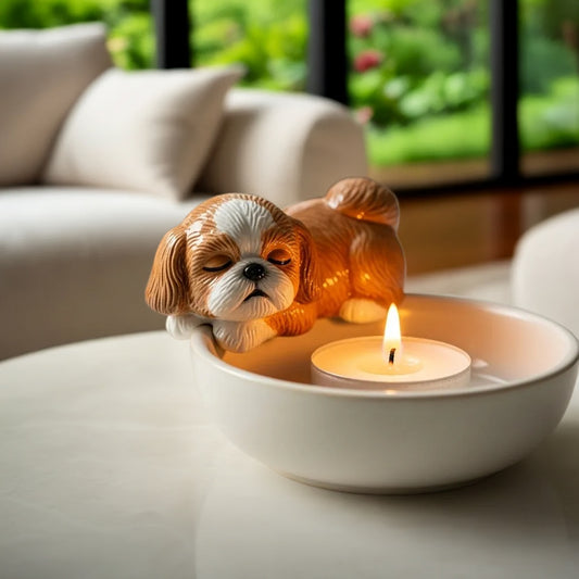 Shih Tzu Candle Companion