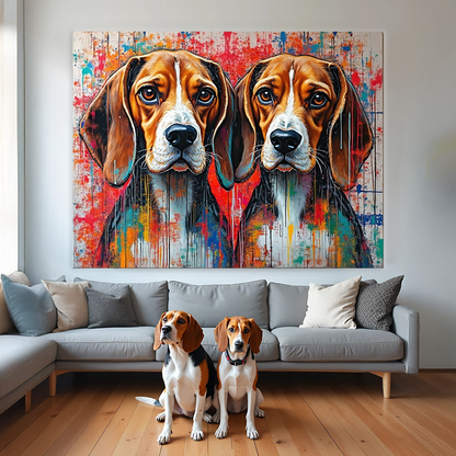 Custom Pet Portrait - Abstract Style