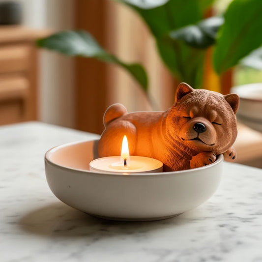 Shiba Inu Candle Companion
